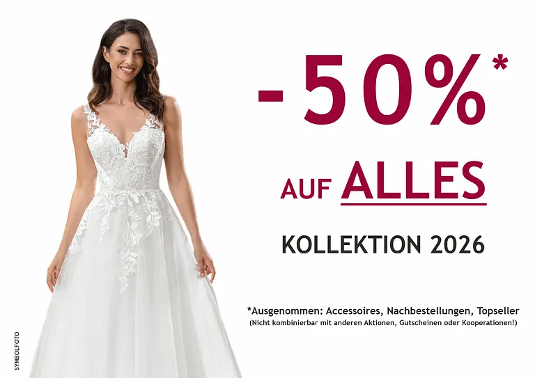 -50% auf Alles Kollektion 2026